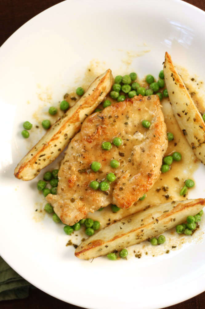 Chicken breast vesuvio recipe