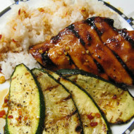 Recipe: Honey-Soy Chicken with Grilled Zucchini