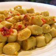 Friday Foto: Pine Nut-Roasted Red Pepper Gnocchi