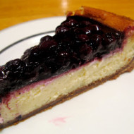 Friday Foto: Cheesecake with Blueberry Sauce