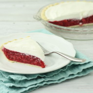 Raspberry and Cream Pie