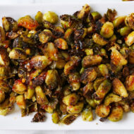 Charred Sweet Chili Brussels Sprouts